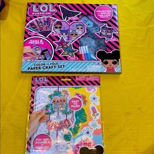 L.O.L. Surprise paper craft set bundle (NEW)
